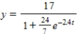 Find the logistic equation that satisfies the following differential equation and initial condition. ​   ,   ​ A)    B)    C)    D)    E)  none of these