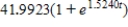 Suppose an eight-pound object is dropped from a height of 5,000 feet, where the air resistance is proportional to the velocity. Write the velocity as a function of time if its velocity after 4 seconds is approximately -50 feet per second. Use a graphing utility or a computer algebra system. Round numerical answers in your answer to four places. ​ A)    B)    C)    D)    E)   