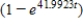 Suppose an eight-pound object is dropped from a height of 5,000 feet, where the air resistance is proportional to the velocity. Write the velocity as a function of time if its velocity after 4 seconds is approximately -50 feet per second. Use a graphing utility or a computer algebra system. Round numerical answers in your answer to four places. ​ A)    B)    C)    D)    E)   