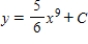 Solve the homogeneous differential equation   . ​ A)    B)    C)    D)    E)   