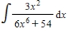 Find the integral of   . ​ A)    B)    C)    D)    E)   
