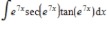 Find the indefinite integral. ​   ​ A)    B)    C)    D)    E)   