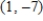 Use integration to find the particular solution of the differential equation   which passes through the point   . A)    B)    C)    D)    E)   