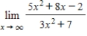 Evaluate the   using L'Hôpital's Rule if necessary. ​ A)    B)    C)    D)  0 E)   