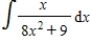 Find the indefinite integral. ​   ​ A)    B)    C)    D)    E)   