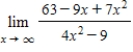 Evaluate the limit   first by using techniques from Chapter 3 then by using L'Hopital's Rule. ​ A)    B)    C)    D)    E)  does not exist