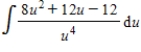 Find the indefinite integral and check the result by differentiation. ​   ​ A)    B)    C)    D)    E)   