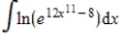 Find the indefinite integral. ​   ​ A)    B)    C)    D)    E)   