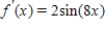 Find an equation for the function   whose derivative is   and whose graph passes through the point   . A)    B)    C)    D)    E)   
