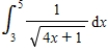 Evaluate the following definite integral. ​   ​ Use a graphing utility to check your answer. ​ A)    B)    C)    D)    E)   
