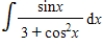 Find the integral   . ​ A)    B)    C)    D)    E)   