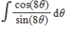 Find the indefinite integral. ​   ​ A)    B)    C)    D)    E)   