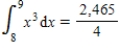 Evaluate the integral. ​   ​ Given, ​   ,   ,   ,   . ​ A)  -102 B)  102 C)  868 D)  12 E)  7,395