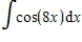 Find the indefinite integral of the following function. ​   ​ A)    B)    C)    D)    E)   