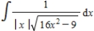 Find the indefinite integral. ​   ​ A)    B)    C)    D)    E)   