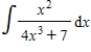 Find the indefinite integral   . ​ A)    B)    C)    D)    E)   