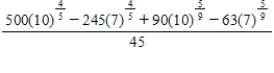 Evaluate the definite integral of the algebraic function. ​   ​ Use a graphing utility to verify your results. ​ A)    B)    C)    D)    E)   
