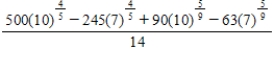 Evaluate the definite integral of the algebraic function. ​   ​ Use a graphing utility to verify your results. ​ A)    B)    C)    D)    E)   