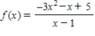 Determine the slant asymptote of the graph of   . ​ A)    B)    C)    D)    E)  no slant asymptotes