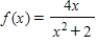 Match the function   with one of the following graphs. ​ A)    B)    C)    D)    E)   