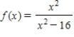 Sketch the graph of the function   using any extrema, intercepts, symmetry, and asymptotes. ​ A)    B)    C)    D)    E)   