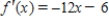 Find a function f that has derivative   and with graph passing through the point   . ​ A)    B)    C)    D)    E)   