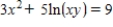 Use implicit differentiation to find   . ​   ​ A)    B)    C)    D)    E)   