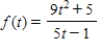 Evaluate the derivative of the function   at the point   . ​ A)    B)    C)    D)    E)   