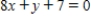 Find an equation of the line that is tangent to the graph of the function   and parallel to the line   . ​ A)    B)    C)    D)    E)   