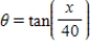 <strong>A petrol car is parked 40 feet from a long warehouse (see figure). The revolving light on top of the car turns at a rate of 30 revolutions per minute. Write   as a function of x. ​   ​</strong> A)   B)   C)   D)   E)   <div style=padding-top: 35px> 