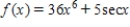 Find the derivative of the function   . ​ A)    B)    C)    D)    E)   