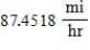<strong>An airplane is flying in still air with an airspeed of 283 miles per hour. If it is climbing at an angle of 21°, find the rate at which it is gaining altitude. Round your answer to four decimal places. ​</strong> A)   B)   C)   D)   E)   <div style=padding-top: 35px> 