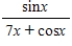 Find the derivative of the function   . Simplify your answer. ​ A)    B)    C)    D)    E)   