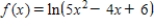 Differentiate the function   . ​ A)    B)    C)    D)    E)   