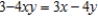 Find   in terms of x and y given that   . ​ A)    B)    C)    D)    E)   