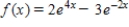 Find the derivative of the function   . ​ A)    B)    C)    D)    E)   