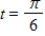 The displacement from equilibrium of an object in harmonic motion on the end of a spring is   where y is measured in feet and t is the time in seconds. Determine the position of the object when   . Round your answer to two decimal places. ​ A)  6.00 feet B)  1.00 feet C)  3.00 feet D)  0.52 feet E)  0.17 feet