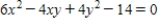 Find an equation of the tangent line to the graph of the function given below at the given point.   ,   (The coefficients below are given to two decimal places.)  ​ A)    B)    C)    D)    E)   