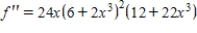 Find the second derivative of the function. ​   ​ A)    B)    C)    D)    E)   