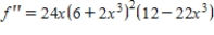 Find the second derivative of the function. ​   ​ A)    B)    C)    D)    E)   