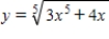 Evaluate the derivative of the function   at the point   . ​ A)    B)    C)    D)    E)   