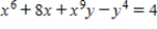 Find   by implicit differentiation. ​   ​ A)    B)    C)    D)    E)   
