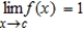 Suppose that   . Find the following limit. ​   ​ A)  -1 B)  1 C)  3 D)  0 E)  2
