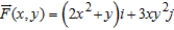 Use Green's Theorem to calculate the work done by the force   on a particle that is moving counterclockwise around the closed path   where   is the boundary of the region lying between the graphs of   , and   . Round your answer to two decimal places. ​ A)    B)    C)    D)    E)   