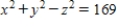 Determine the tangent plane for the hyperboloid   at   . ​ A)    B)    C)    D)    E)   