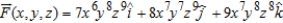 Determine whether the vector field is conservative. If it is, find a potential function for the vector field.   A)  conservative with potential function   B)  conservative with potential function   C)  conservative with potential function   D)  conservative with potential function   E)  not conservative