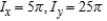 Find the moments of inertia for a wire that lies along   ,   with density   . ​ A)    B)    C)    D)    E)   