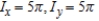 Find the moments of inertia for a wire that lies along   ,   with density   . ​ A)    B)    C)    D)    E)   