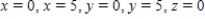 Use Divergence Theorem to evaluate   and find the outward flux of   through the surface S of the solid bounded by the planes   and   . ​ A)    B)    C)    D)    E)   