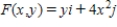 Calculate the line integral along   for   and C is any path starting at the point   and ending at   . ​ A)    ​ B)    ​ C)    ​ D)    ​ E)    ​